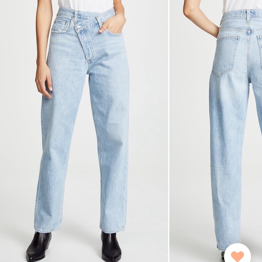 AGOLDE Crisscross Jeans